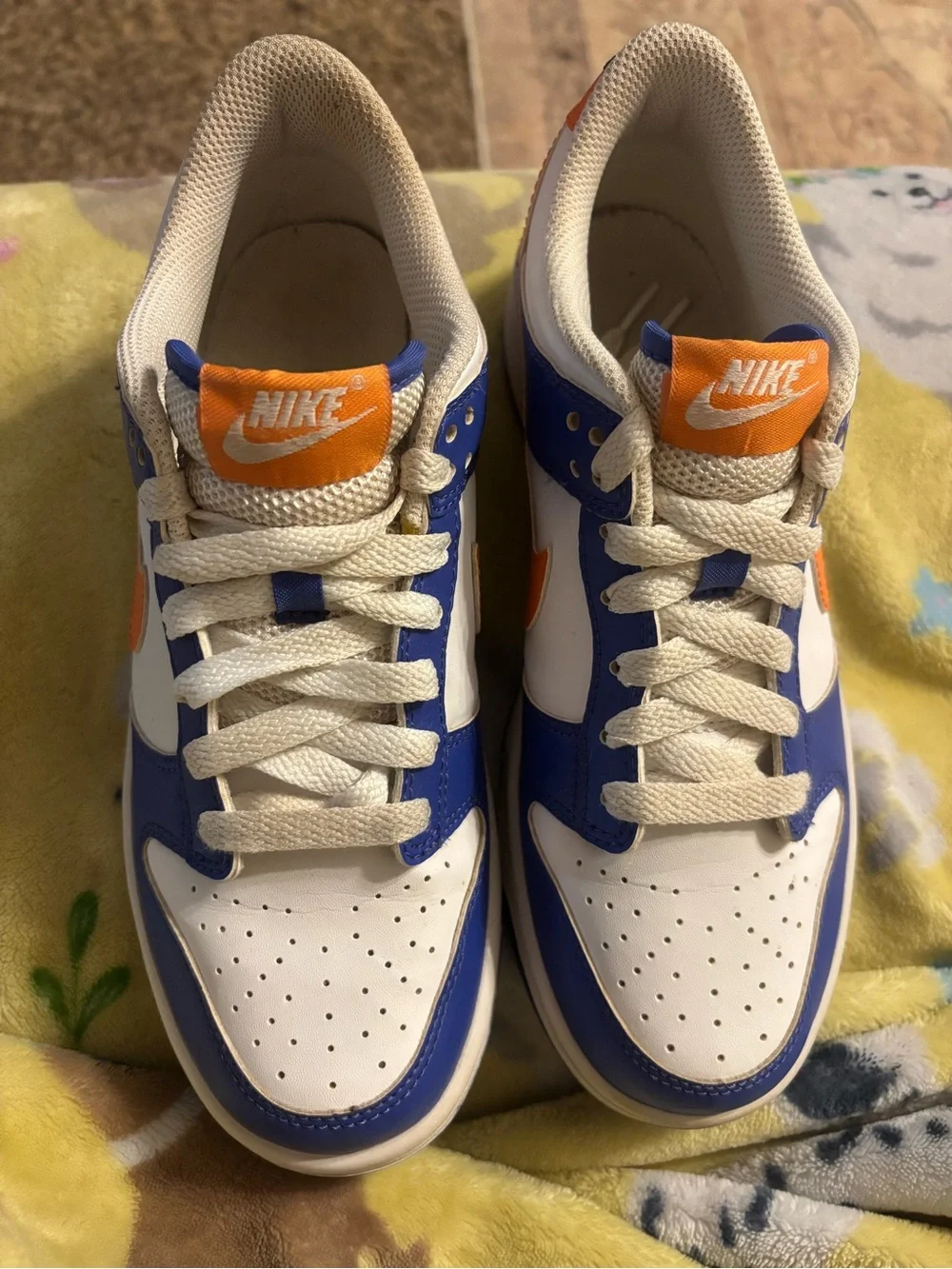 Nike Dunk Low — White, Purple & Orange